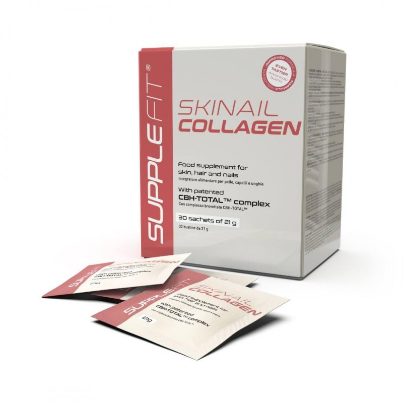 SKINAIL COLLAGEN - Nahrungsergänzungsmittel für Haut, Haare und Nägel 30 x 21 g