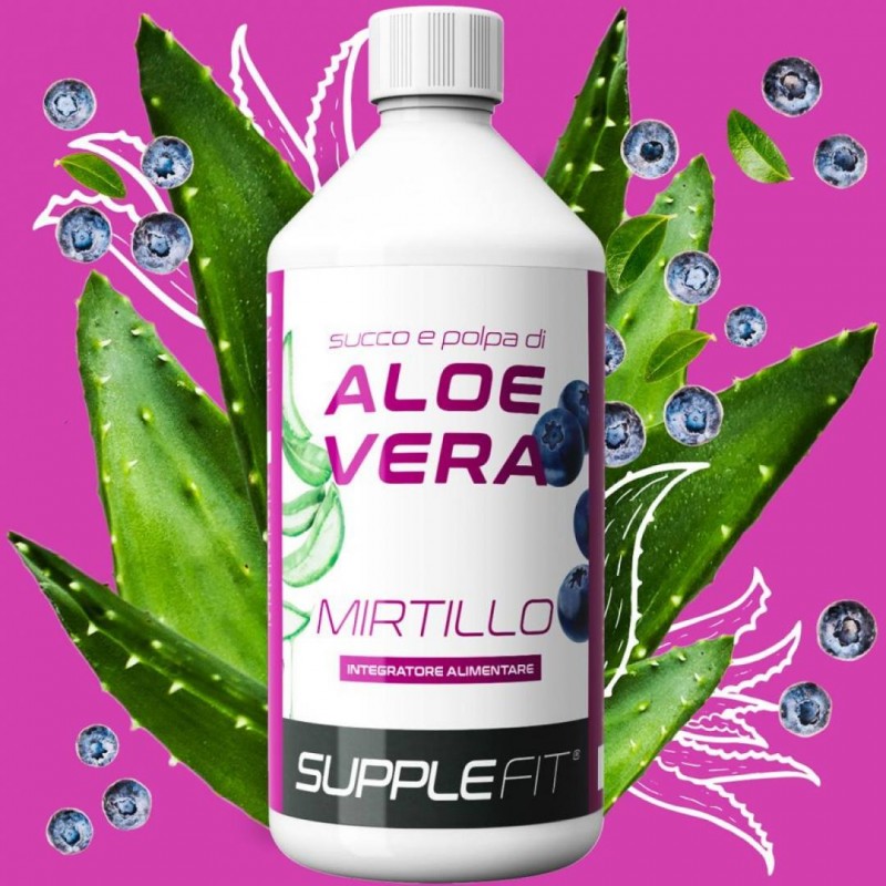 Juice and Pulp of Aloe Vera with Blueberry 1000 ml