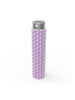 Purse perfume case Olfazeta Monogram purple and white