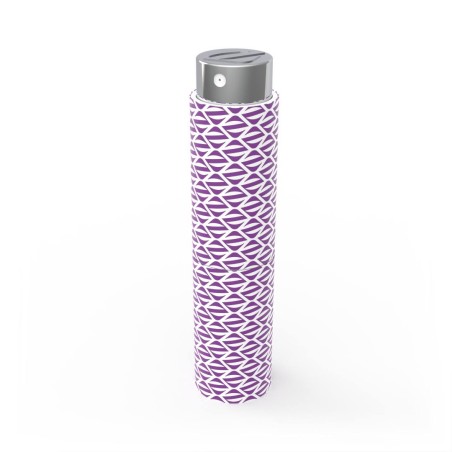 Etui parfum de poche Olfazeta Monogram violet et blanc