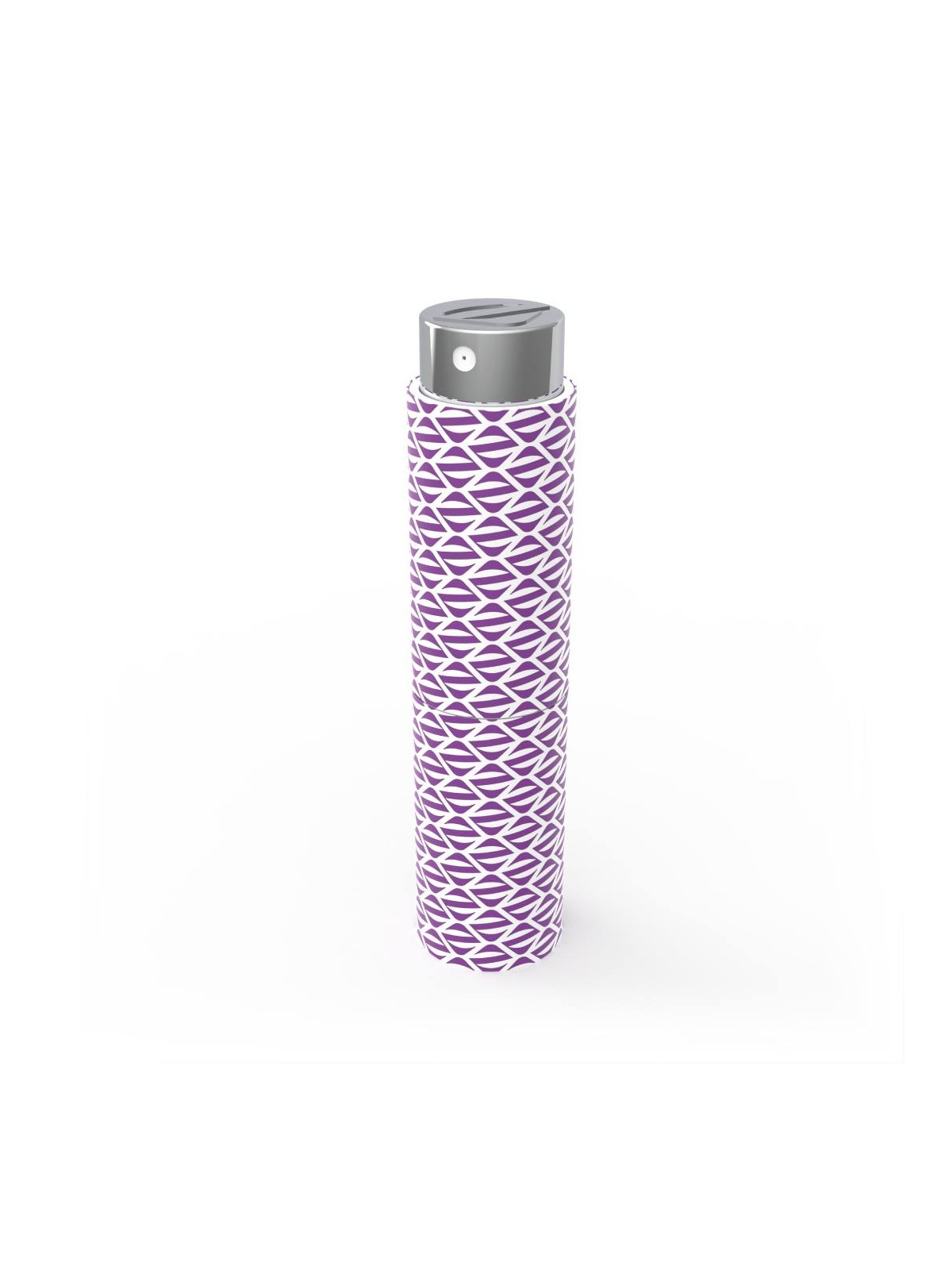 Purse perfume case Olfazeta Monogram purple and white