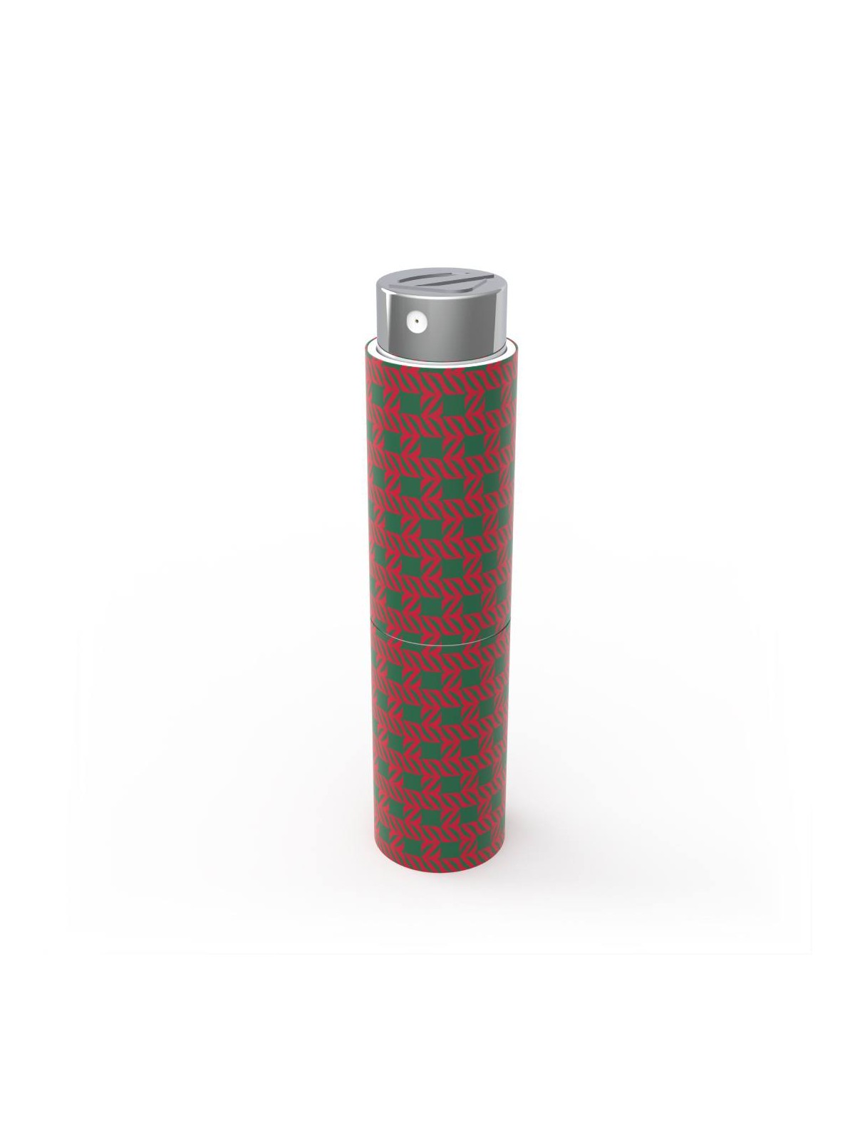Purse perfume case Olfazeta Monogram red and green
