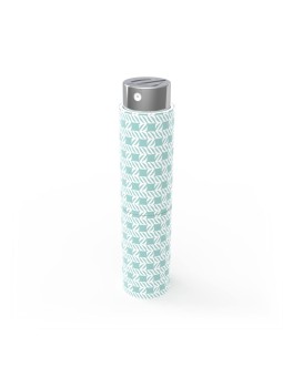 Etui parfum de poche Olfazeta Monogram blanc et turquoise