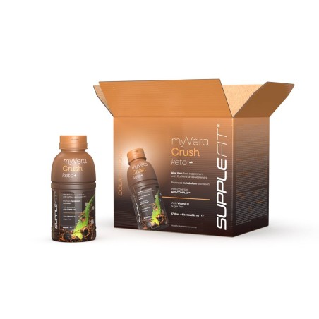 KETO + MyVera Crush - Complément alimentaire en bouteille unidose 6 x 285 ml