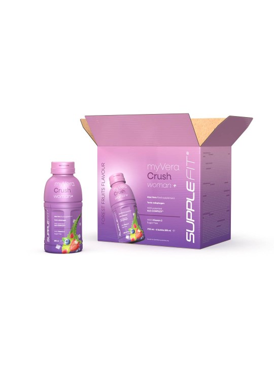WOMAN + MyVera Crush - Complément alimentaire en bouteille unidose 285 ml