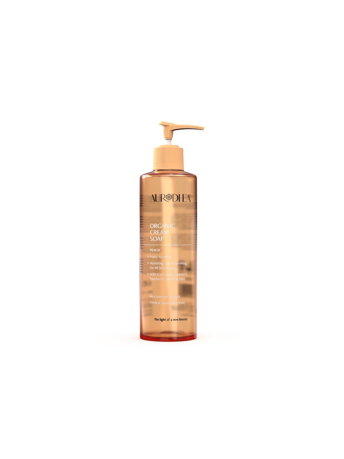 Crème de savon à la pêche 260 ml