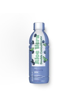 Aloe Vera double concentrate juice and pulp with Blueberry 675 ml
